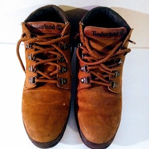 TIMBERLAND WOMENS SUEDE ANKLE BOOTS SIZE 7-1/2 MED